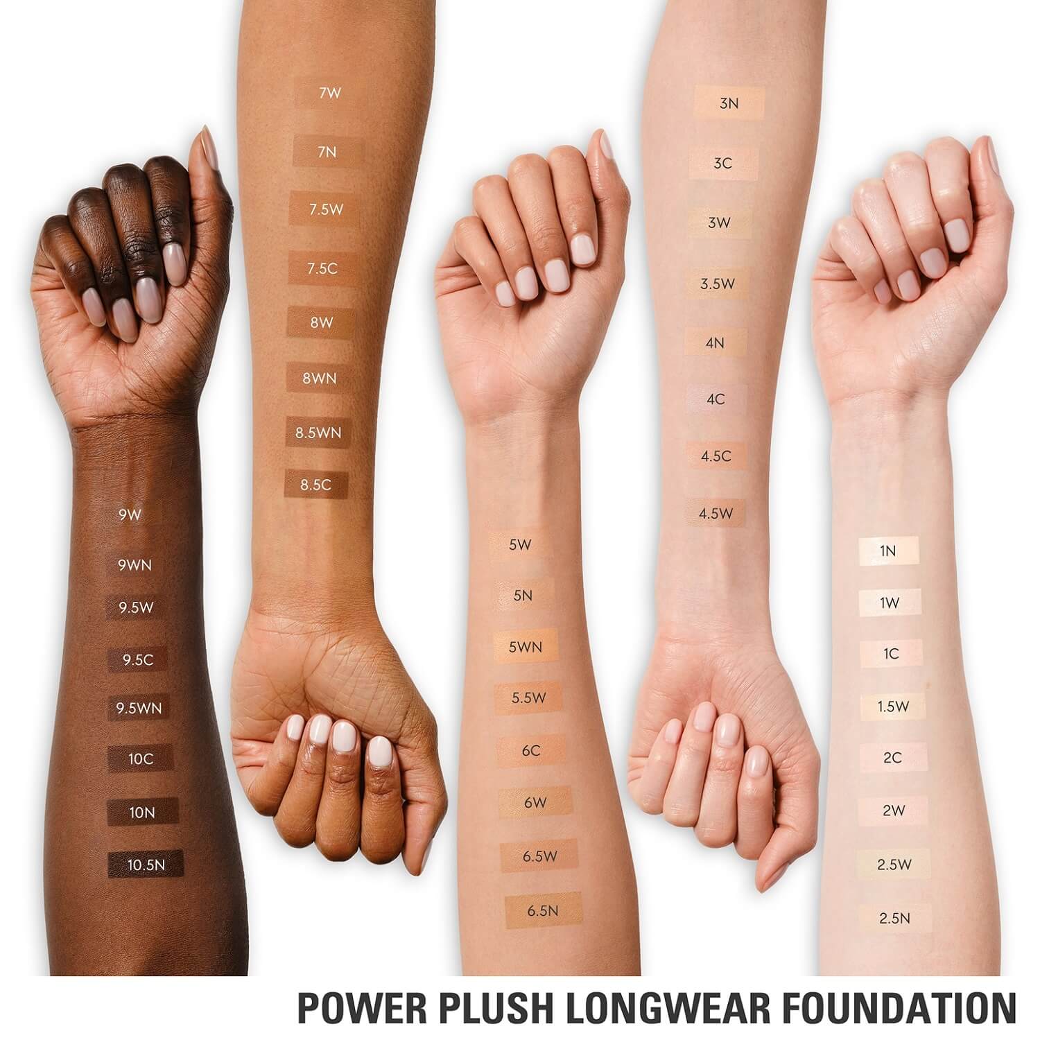 POWER PLUSH LONGWEAR FOUNDATION (BASE HIDRATANTE)
